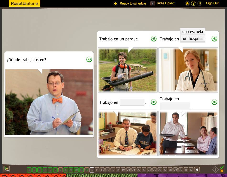 Rosetta Stone TOTALe Program, Week 7