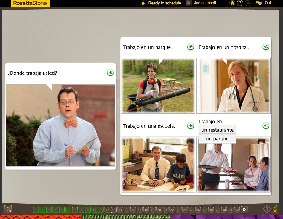 Rosetta Stone TOTALe Program, Week 7