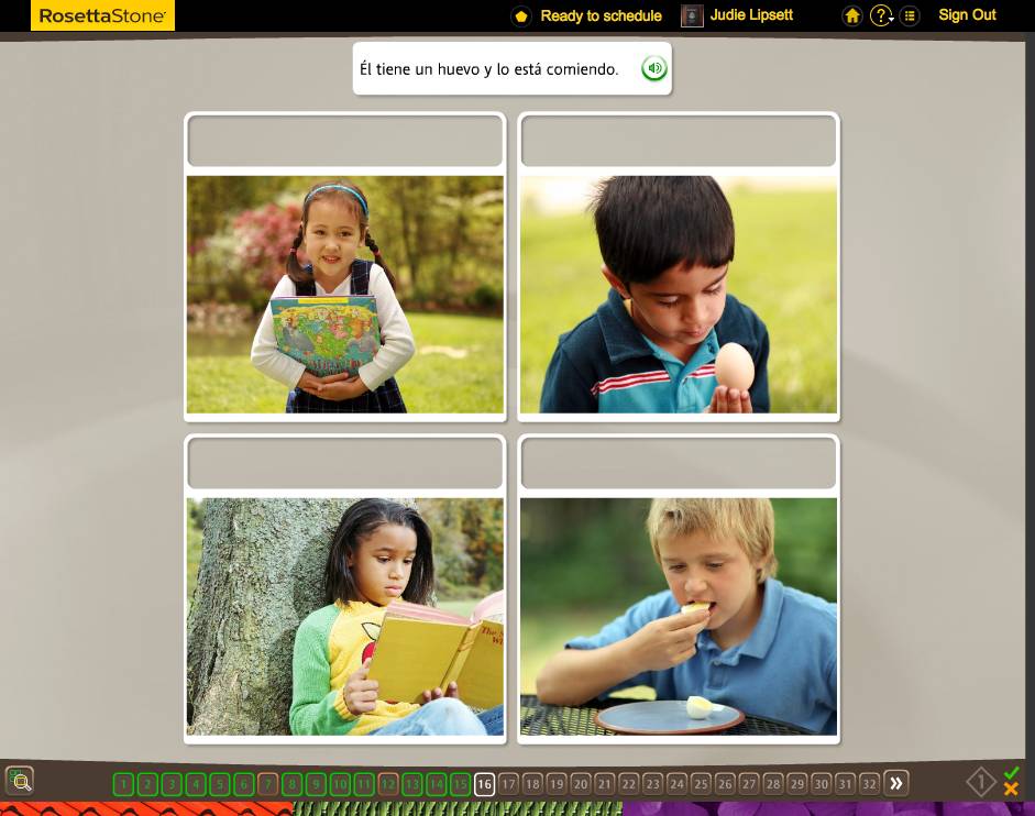 Rosetta Stone TOTALe Program, Week 7