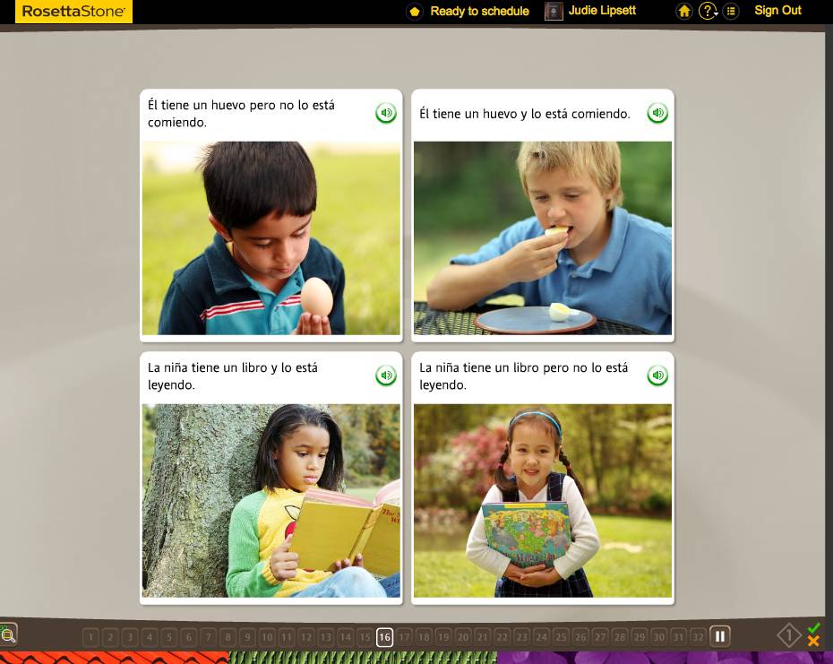 Rosetta Stone TOTALe Program, Week 7