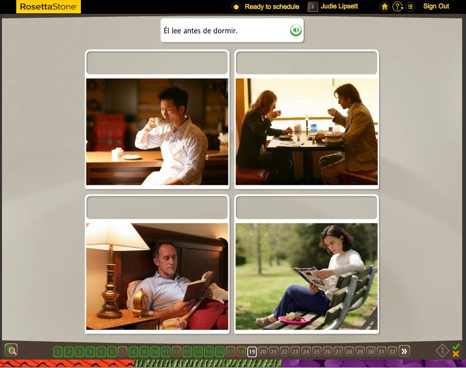 Rosetta Stone TOTALe Program, Week 7