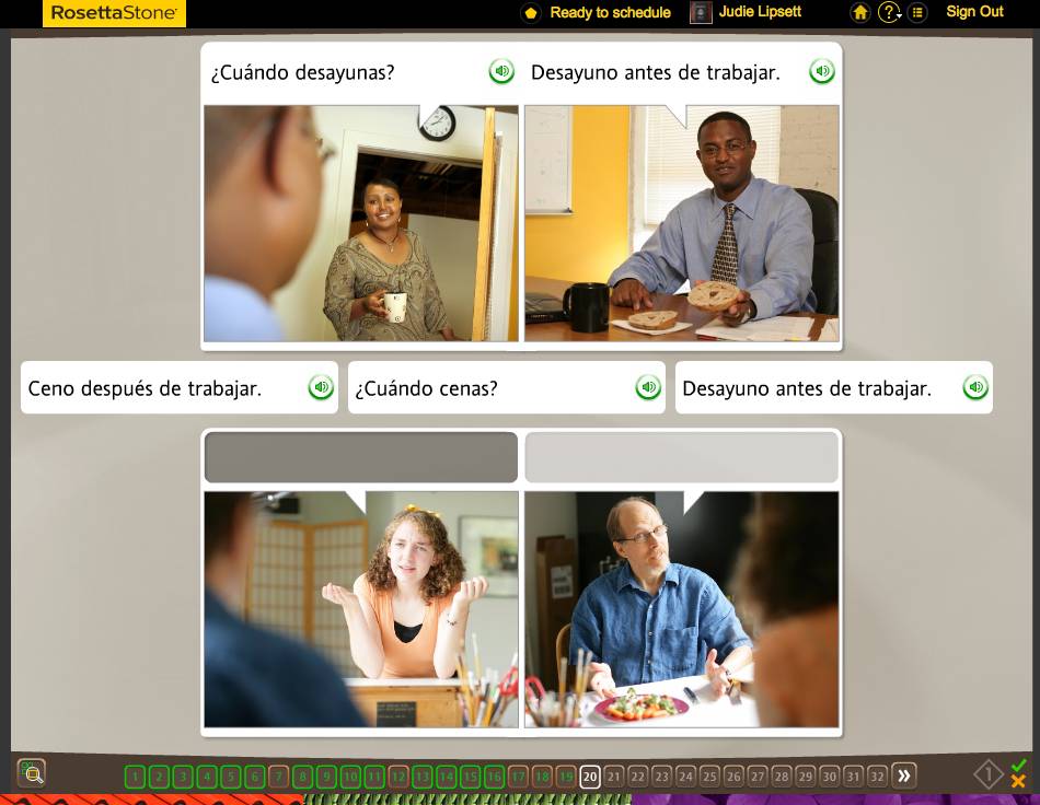 Rosetta Stone TOTALe Program, Week 7