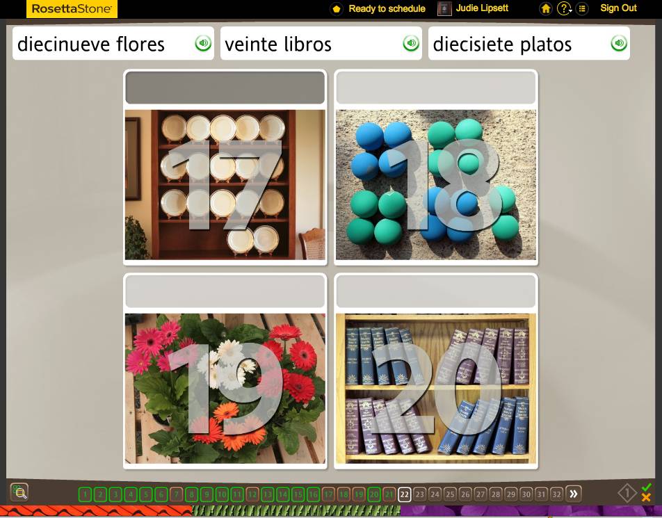 Rosetta Stone TOTALe Program, Week 7