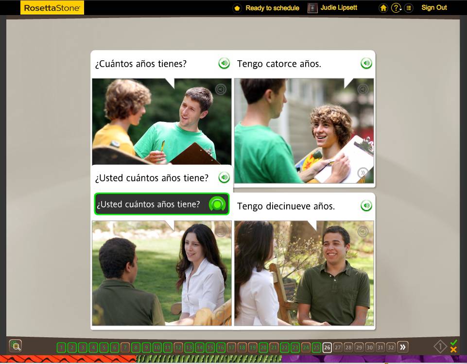 Rosetta Stone TOTALe Program, Week 7