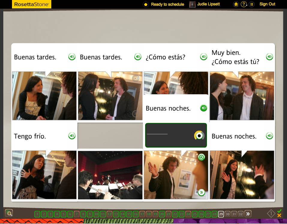 Rosetta Stone TOTALe Program, Week 7