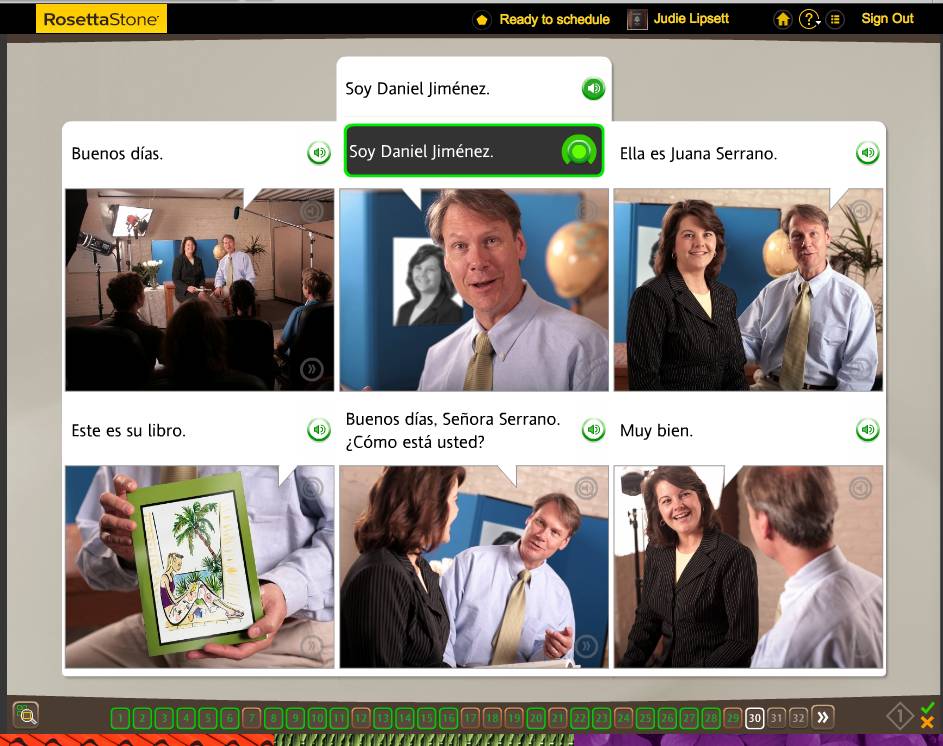 Rosetta Stone TOTALe Program, Week 7