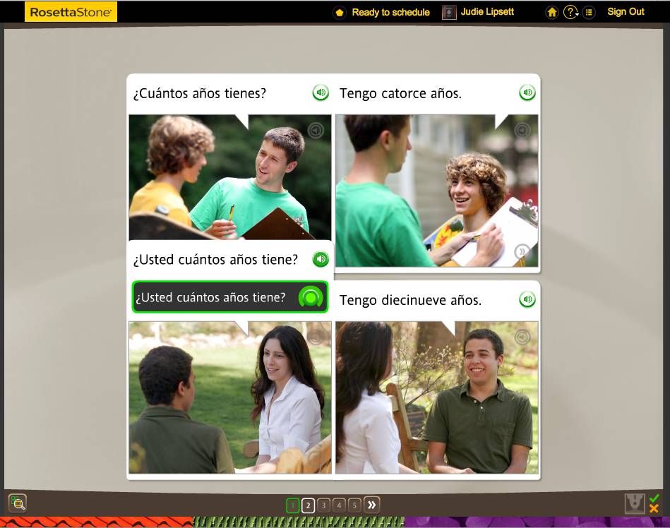 Rosetta Stone TOTALe Program, Week 7