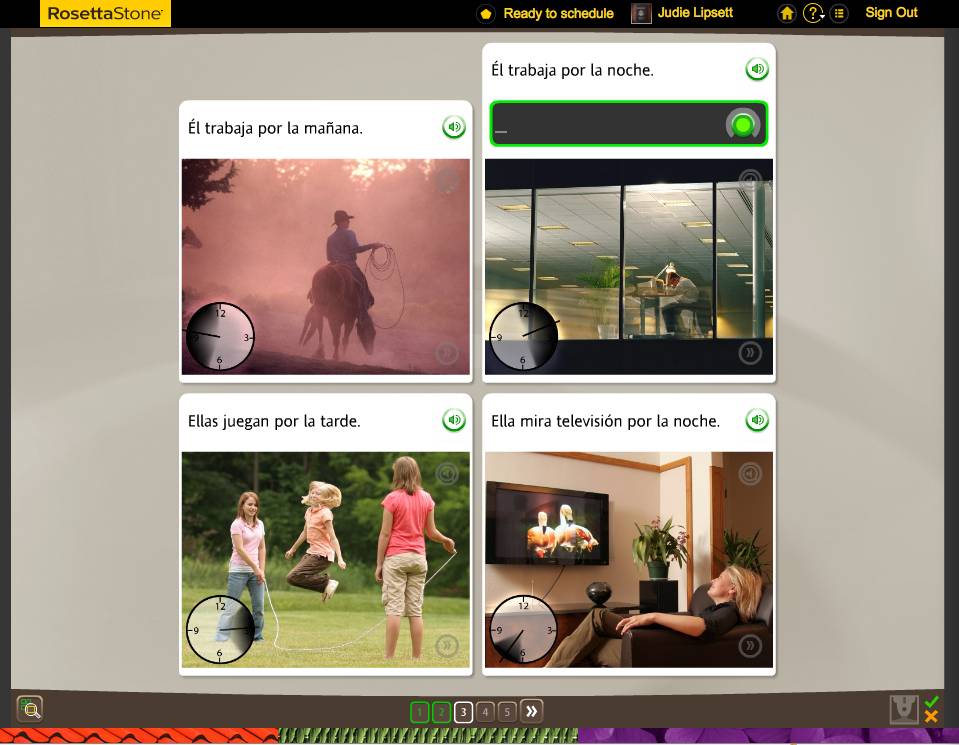 Rosetta Stone TOTALe Program, Week 7