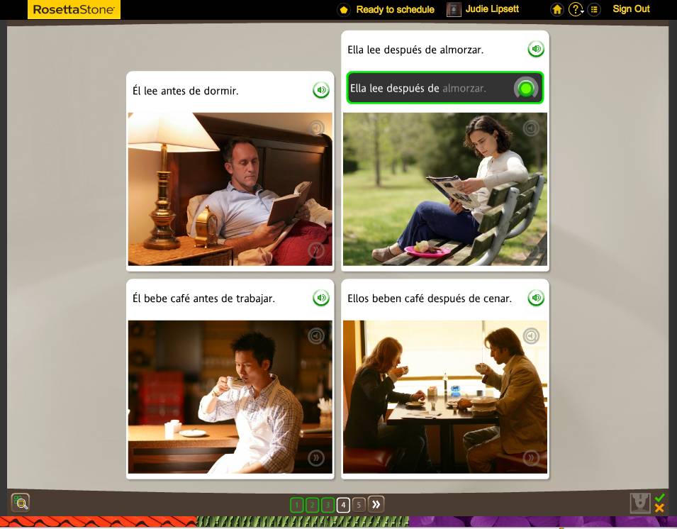 Rosetta Stone TOTALe Program, Week 7