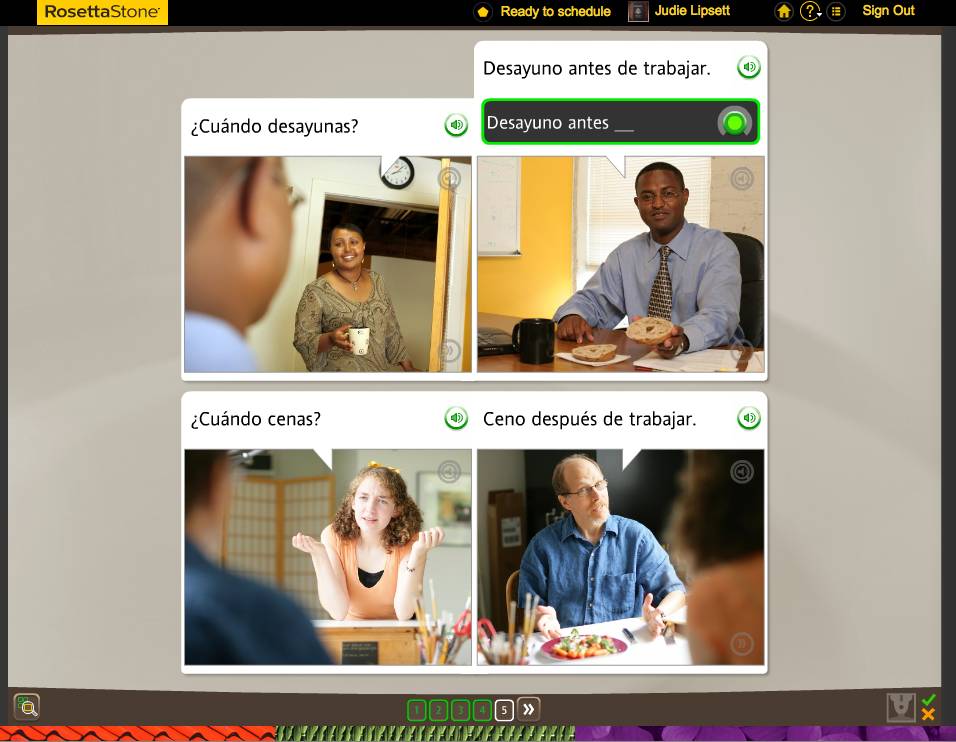 Rosetta Stone TOTALe Program, Week 7
