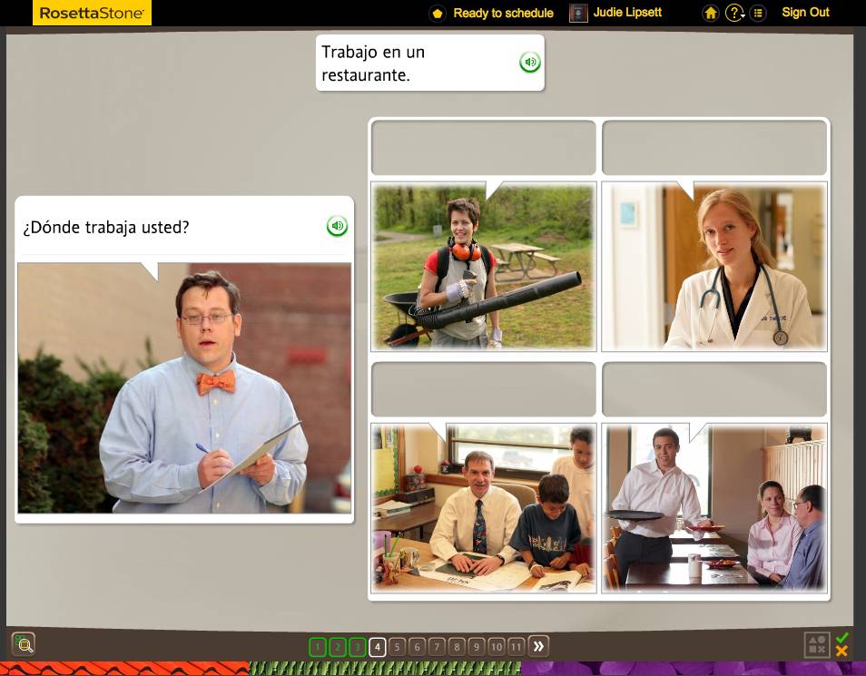 Rosetta Stone TOTALe Program, Week 7