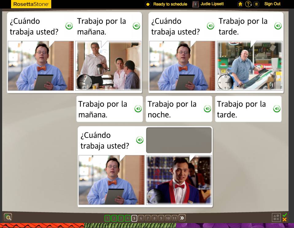 Rosetta Stone TOTALe Program, Week 7