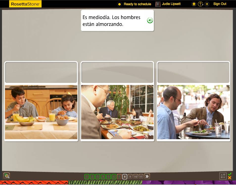 Rosetta Stone TOTALe Program, Week 7