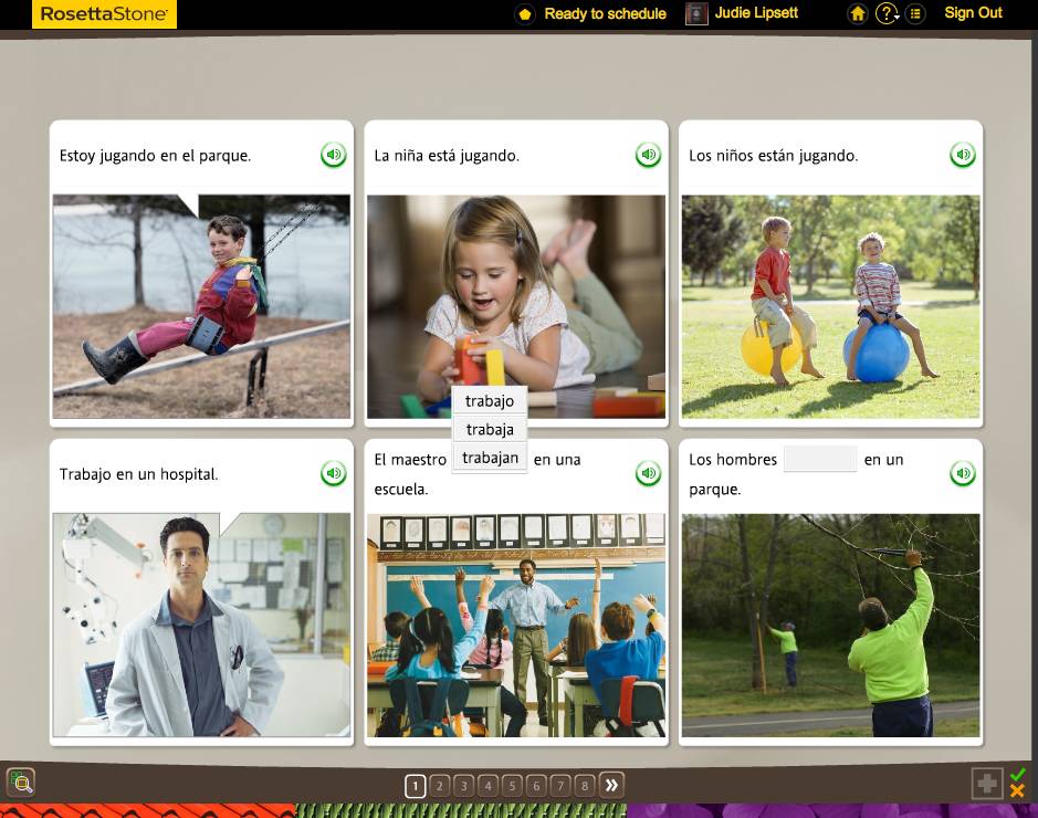 Rosetta Stone TOTALe Program, Week 7
