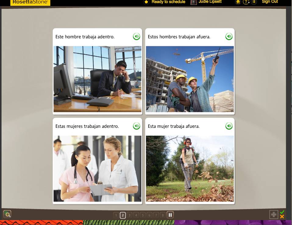 Rosetta Stone TOTALe Program, Week 7