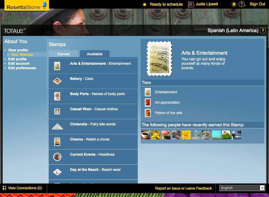 Teaching an Old Dog New Tricks: Week Six into the Rosetta Stone TOTALe Program 5 Teaching an Old Dog New Tricks: Week Six into the Rosetta Stone TOTALe Program