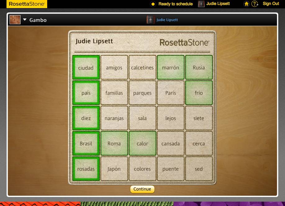 Teaching an Old Dog New Tricks: Week Six into the Rosetta Stone TOTALe Program 9 Teaching an Old Dog New Tricks: Week Six into the Rosetta Stone TOTALe Program