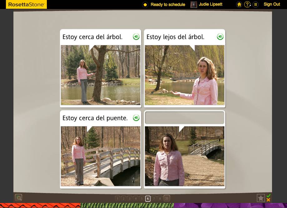 Teaching an Old Dog New Tricks: Week Six into the Rosetta Stone TOTALe Program 17 Teaching an Old Dog New Tricks: Week Six into the Rosetta Stone TOTALe Program