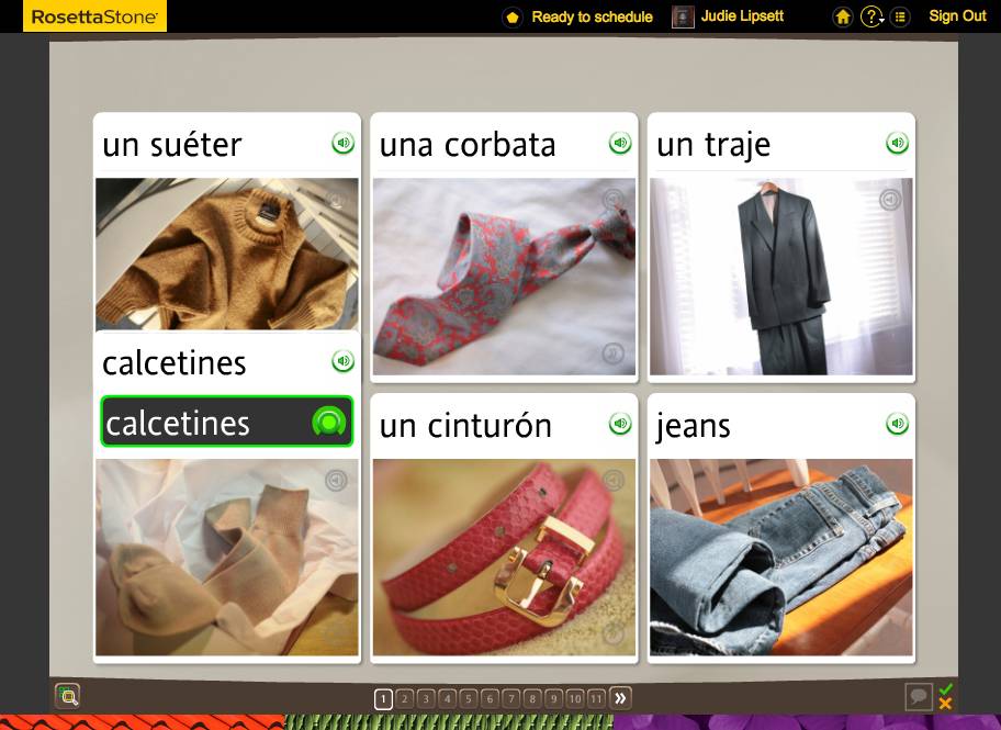 Teaching an Old Dog New Tricks: Week Six into the Rosetta Stone TOTALe Program 31 Teaching an Old Dog New Tricks: Week Six into the Rosetta Stone TOTALe Program