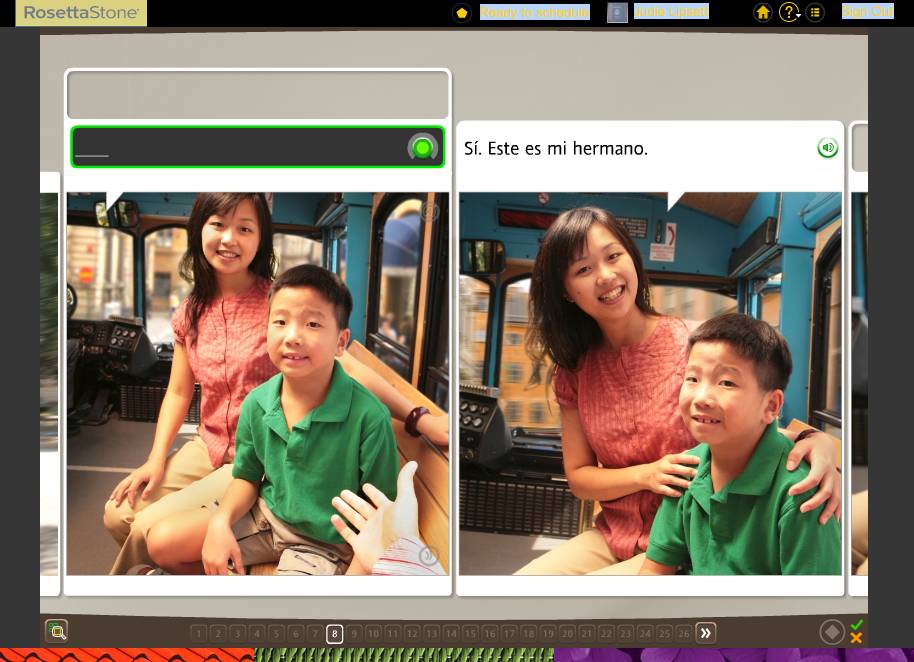 Teaching an Old Dog New Tricks: Week Six into the Rosetta Stone TOTALe Program 41 Teaching an Old Dog New Tricks: Week Six into the Rosetta Stone TOTALe Program