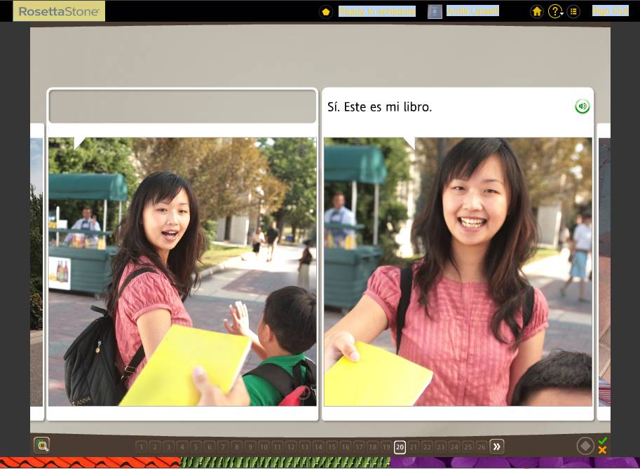 Teaching an Old Dog New Tricks: Week Six into the Rosetta Stone TOTALe Program 53 Teaching an Old Dog New Tricks: Week Six into the Rosetta Stone TOTALe Program