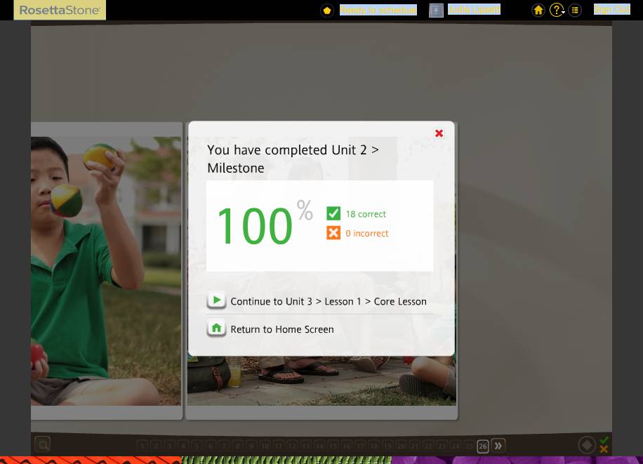 Teaching an Old Dog New Tricks: Week Six into the Rosetta Stone TOTALe Program 63 Teaching an Old Dog New Tricks: Week Six into the Rosetta Stone TOTALe Program