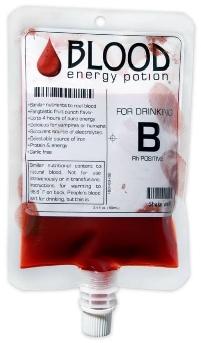 Blood Energy Potion - because bloodlust never just "goes away"