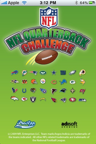 NFL Quarterback Challenge for iPhone OS Review