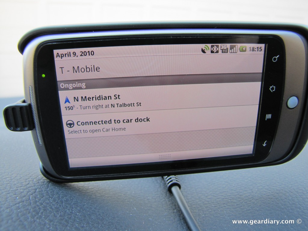 Review of the Google Nexus One Car Dock Kit