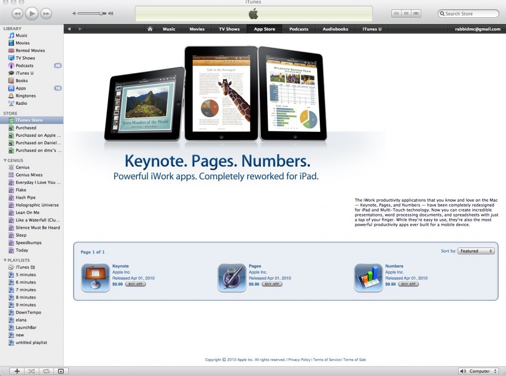 Breaking News- Come And Get 'em. iPad Apps Now Live On iTunes