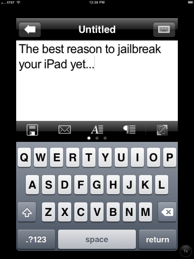 Here Is The Best Argument Yet For Jailbreaking Your iPad... FullForce