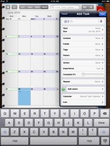 Pocket Informant HD for iPad- A Gear Diary Sneak Peak