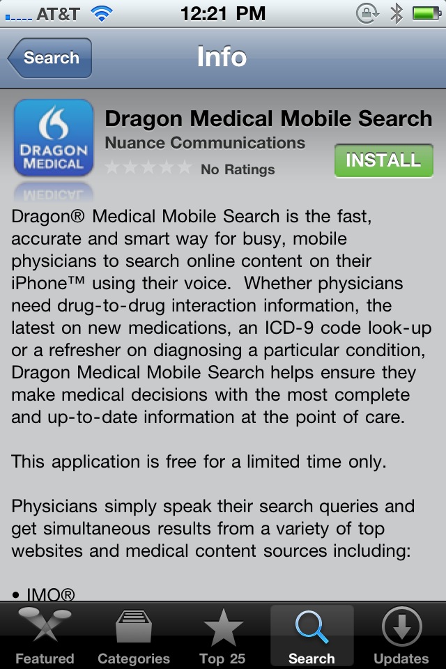 Nuance Healthcare to Launch Dragon Medical Mobile Search