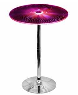 For the Swankest Party Pad, Just Add the Spyra Glowing LED Bar Table