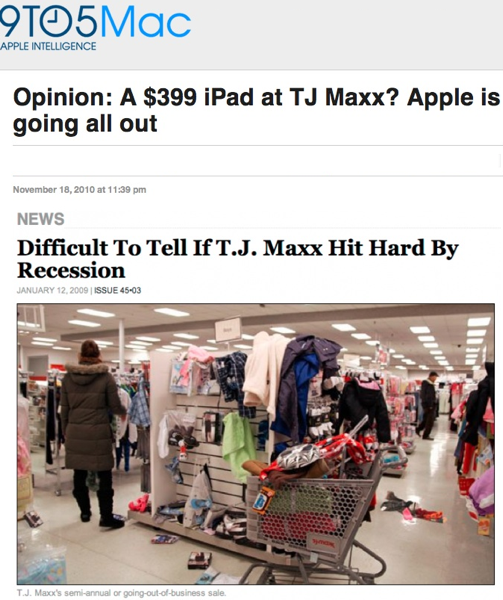 Why Is Apple Letting the iPad Sell at TJ Maxx and Marshalls for $100 Less?