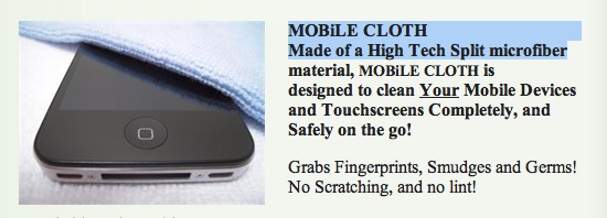Gear Review- MOBiLE CLOTH High Tech Split Microfiber Cleaning Cloth