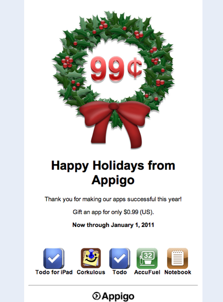 iOS App Deal Alert- All Appigo iPhone and iPad Apps Just $.99
