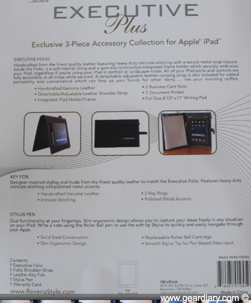 iPad Accessory Review: Revena's ELEMENTS EXECUTIVE FOLIO Plus