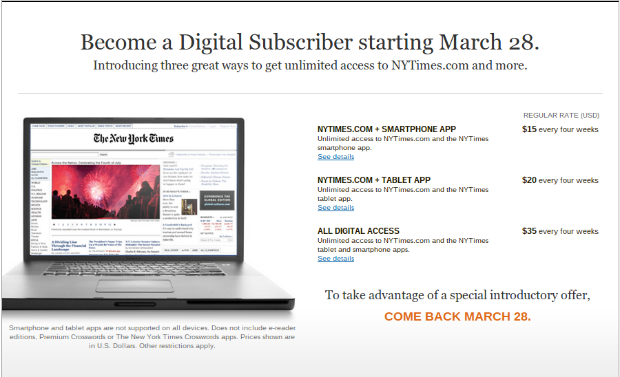The New York Times Paywall Proves Paper Is Still King