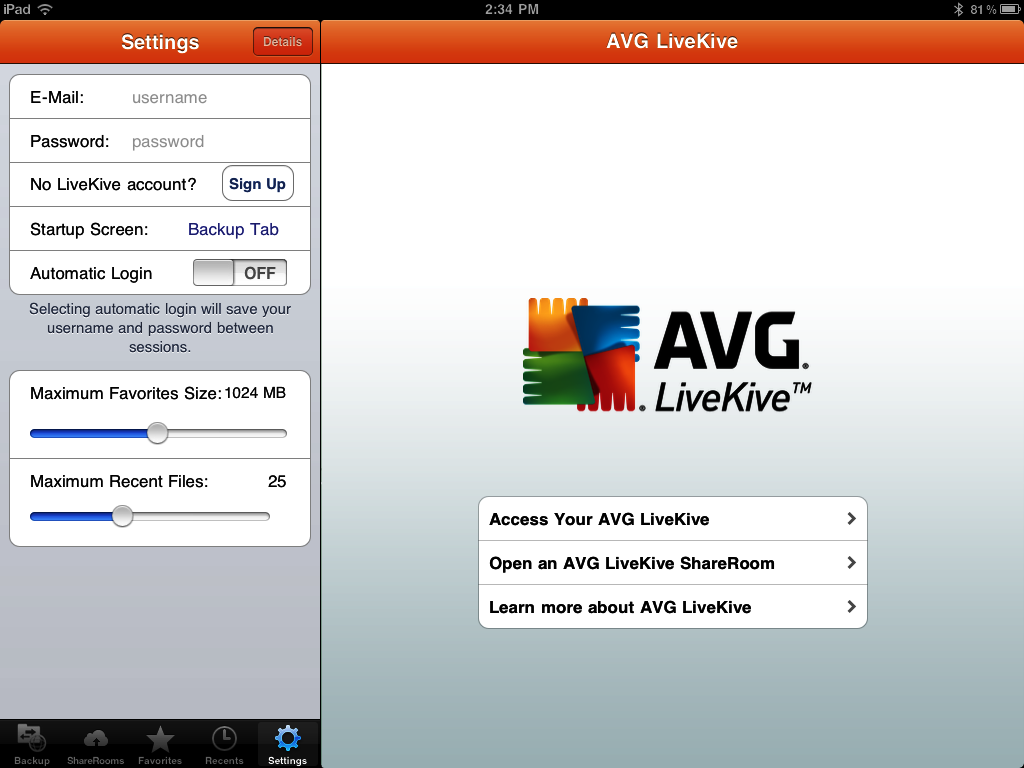 AVG Launches 'LiveKive' Onlive Storage System