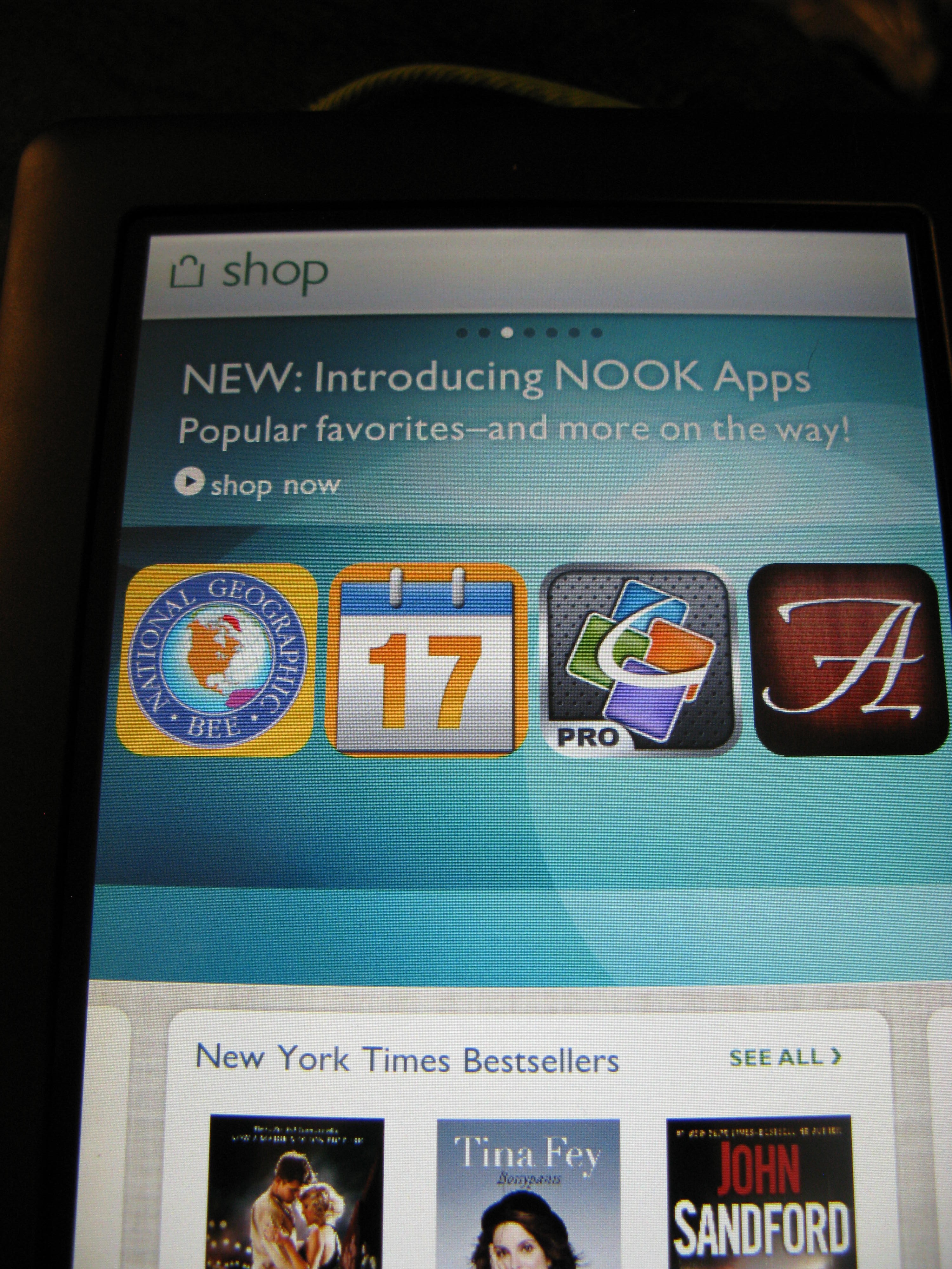 B&N NOOKcolor Software Update and App Store Review