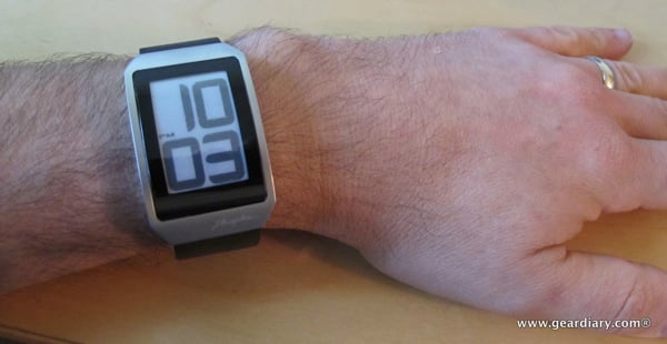 Watch Review: Phosphor E Ink Digital Hour Clock Watch with Black Leather Band