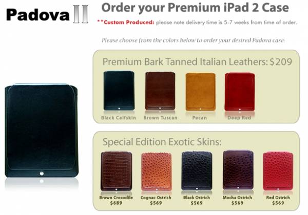 Production on Judie’s One-of-a-Kind Orbino Padova Case for the iPad 2 Finishing Up