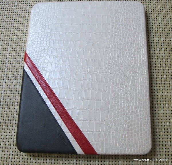 iPad 2 Case Review: ZENUS iPad 2 Leather Case with Stand 'Prestige' Crocodile Sportism Series