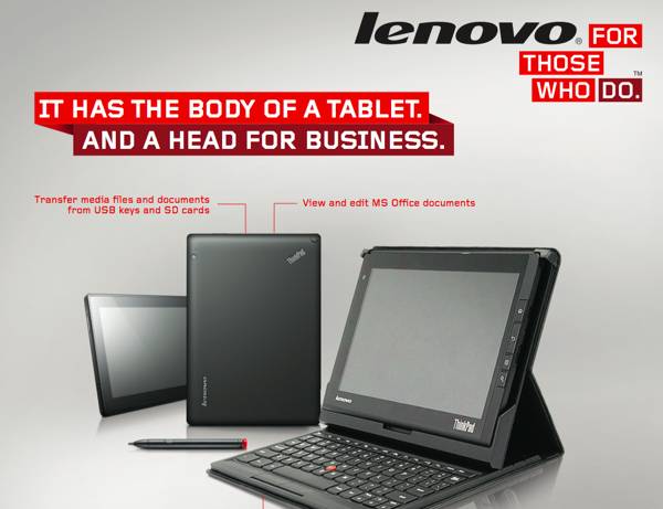 Lenovo Gets Down to Business with the ThinkPad Tablet
