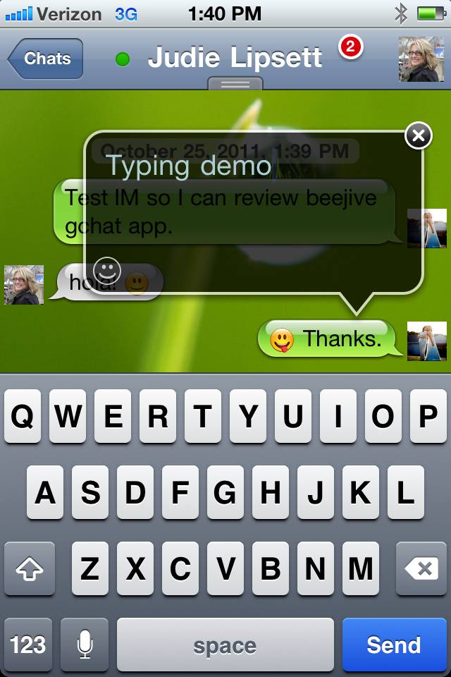 BeejiveIM for GTalk iOS App Review 4 BeejiveIM for GTalk iOS App Review
