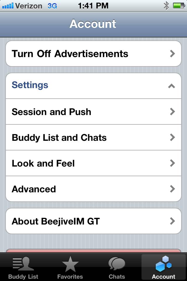 BeejiveIM for GTalk iOS App Review 6 BeejiveIM for GTalk iOS App Review