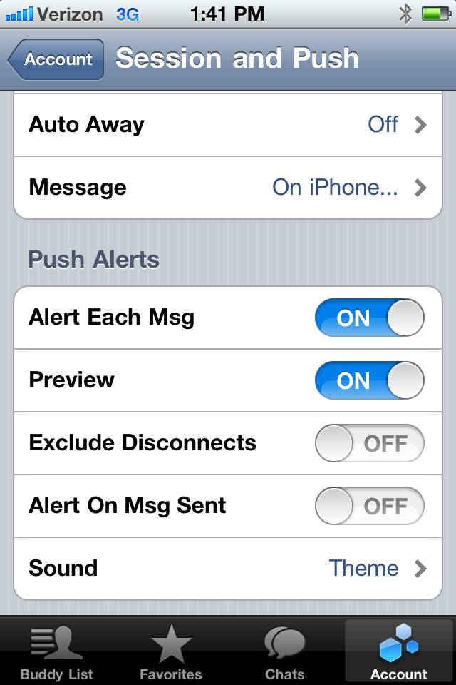 BeejiveIM for GTalk iOS App Review 7 BeejiveIM for GTalk iOS App Review