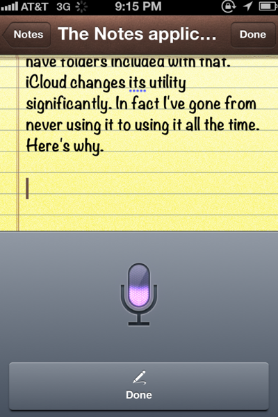 Siri and iCloud Turn the iPhone's Notes App into a Powerful Tool