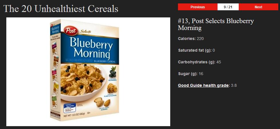 What's for Breakfast? Hopefully NOT One of These 20 Unhealthy Cereals!